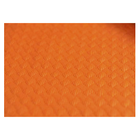 Voorgesneden papieren tafelkleed oranje 40g 1,2x1,2m (300 stuks) 