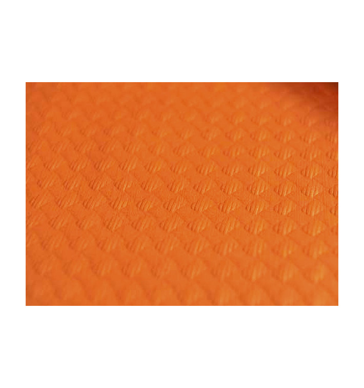 Voorgesneden papieren tafelkleed oranje 40g 1,2x1,2m (300 stuks) Voorgesneden papieren tafelkleed oranje 40g 1,2x1,2m (300 stuks)