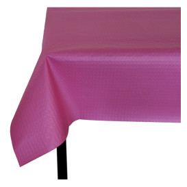 Voorgesneden papieren tafelkleed fuchsia 40g 1,2x1,2m (300 stuks) 