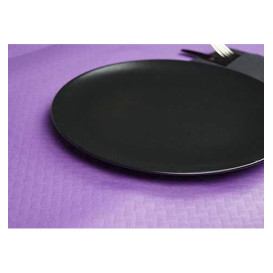Voorgesneden papieren tafelkleed lila 40g 1,2x1,2m (300 stuks) 