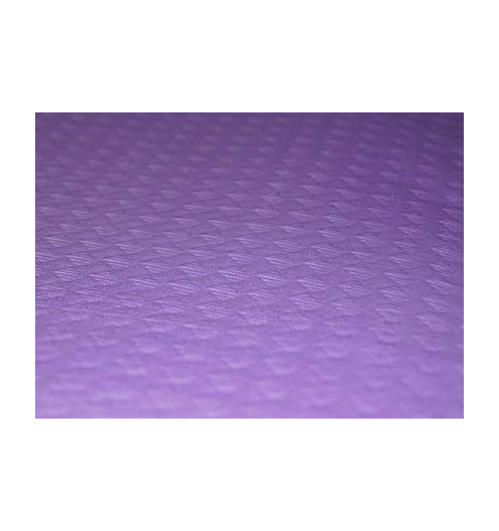Voorgesneden papieren tafelkleed lila 40g 1,2x1,2m (300 stuks) Voorgesneden papieren tafelkleed lila 40g 1,2x1,2m (300 stuks)