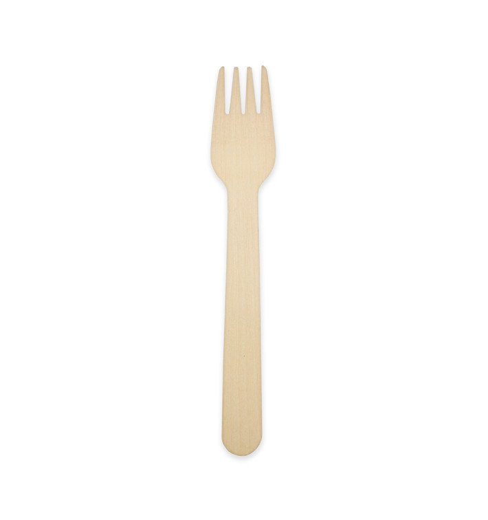 Houten Vork 16cm (250 stuks) Houten Vork 16cm (250 stuks)