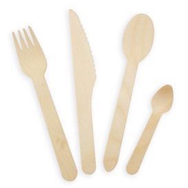 Houten TeaSpoon 9,6cm (5000 stuks)