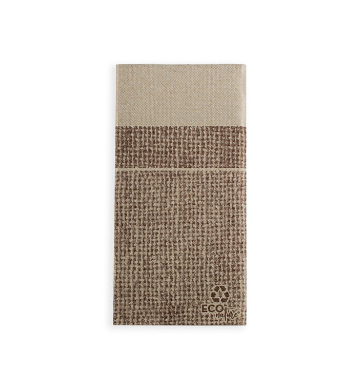 Zakvouw papieren servet Jute 40x40cm (30 stuks) Zakvouw papieren servet Jute 40x40cm (30 stuks)
