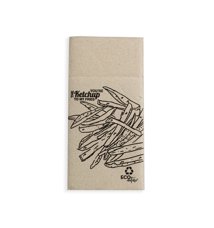 Zakvouw papieren servet Burguer 40x40cm (960 stuks) Zakvouw papieren servet Burguer 40x40cm (960 stuks)