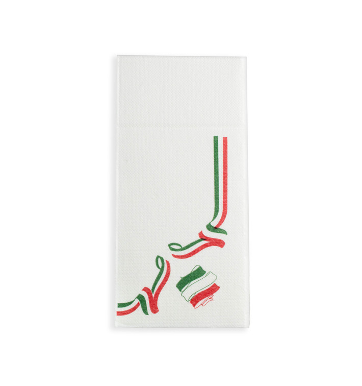 Zakvouw papieren servet Italia 40x40cm (30 stuks) Zakvouw papieren servet Italia 40x40cm (30 stuks)