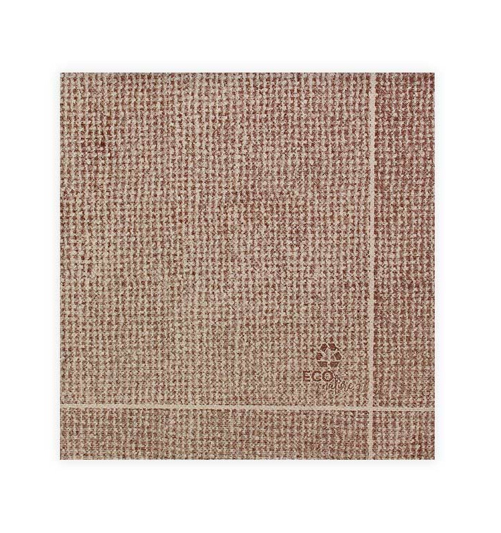 Papieren servet dubbel punt "Jute" Kraft 40x40cm (50 stuks) Papieren servet dubbel punt "Jute" Kraft 40x40cm (50 stuks)