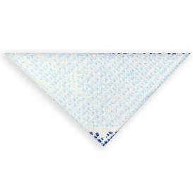 Papieren servet dubbel punt "Barlovento Blauw" 40x40cm (600 stuks) 