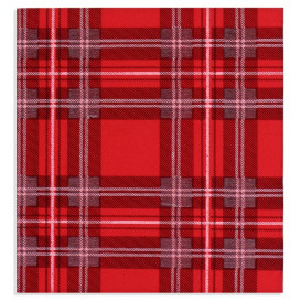 Papieren servet dubbel punt "Glasgow" 40x40cm (50 stuks) 