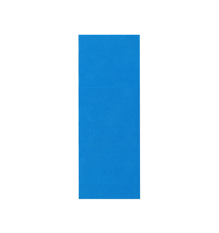 Zakvouw papieren servet turkoois 32x40cm (1200 Stuks) Zakvouw papieren servet turkoois 32x40cm (1200 Stuks)