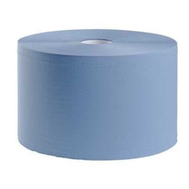 Papieren handdoek rol Commercieel blauw Pulp Fiber 2 laags Rec. 3kg 0,23x332m
