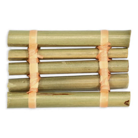 Bamboe wegwerp dienblad "Balsa" 8x5cm (24 stuks)
