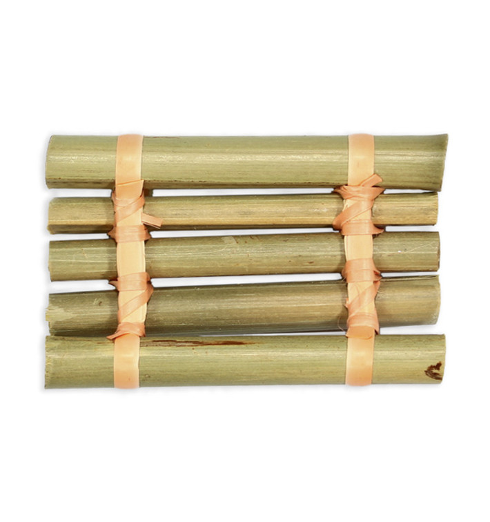 Bamboe wegwerp dienblad "Balsa" 8x5cm (24 stuks) Bamboe wegwerp dienblad "Balsa" 8x5cm (24 stuks)