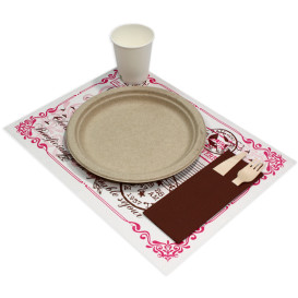 Papieren Placemats 30x40cm "Paris" 40g (1000 stuks)