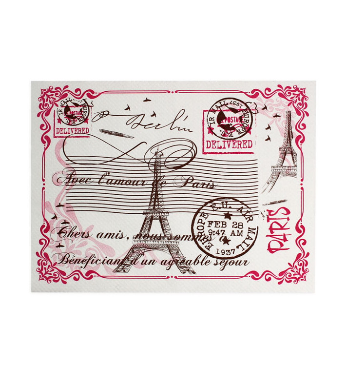 Papieren Placemats 30x40cm "Paris" 40g (1000 stuks) Papieren Placemats 30x40cm "Paris" 40g (1000 stuks)