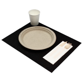 Niet geweven PLUS Placemat zwart 30x40cm (500 stuks) 