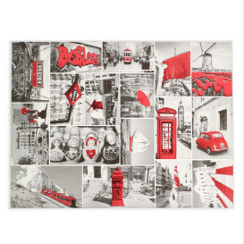 Papieren Placemats 30x40cm "Europa" 50g (500 stuks) 