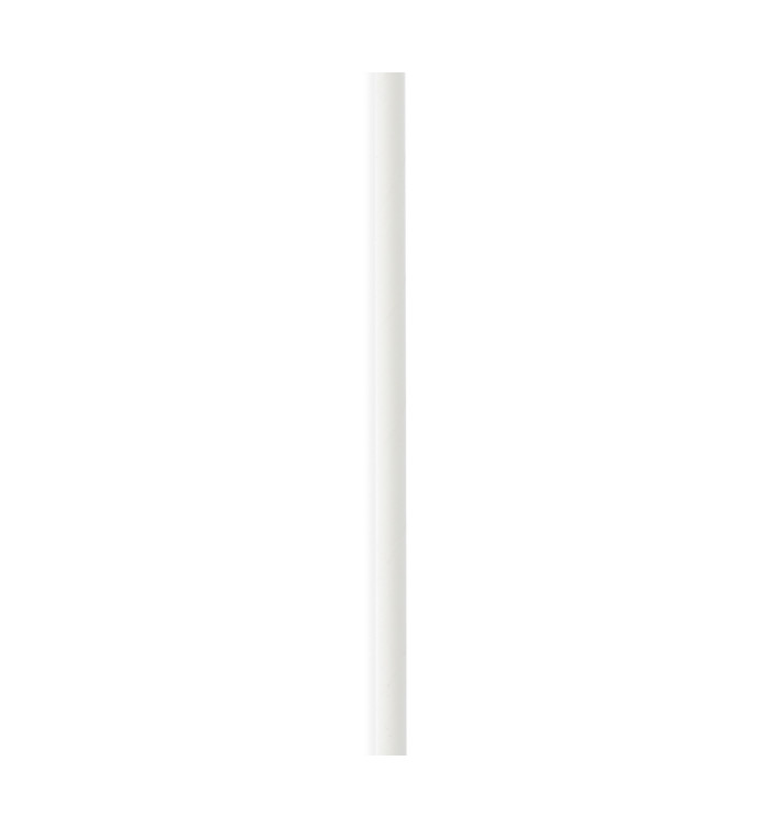Papieren rechte rietjes wit Ø0,6cm 14,5cm (3000 stuks) Papieren rechte rietjes wit Ø0,6cm 14,5cm (3000 stuks)