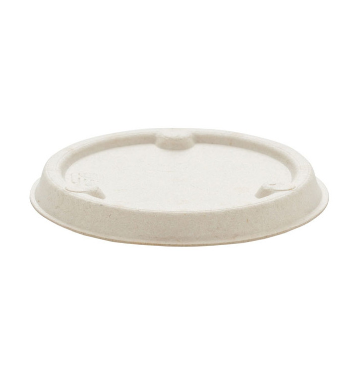 Suikerriet Deksel Container 60ml Naturel Ø6,0cm (100 stuks) Suikerriet Deksel Container 60ml Naturel Ø6,0cm (100 stuks)