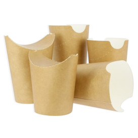 Papieren Container Kraft Effect Vetvrije Beker 16Oz/480ml (1000 stuks)