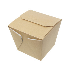 Papieren take-out Container Wok kraft 450ml (350 stuks)