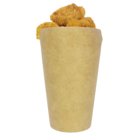 Papieren Container Kraft Effect Vetvrije Beker 16Oz/480ml (50 stuks)