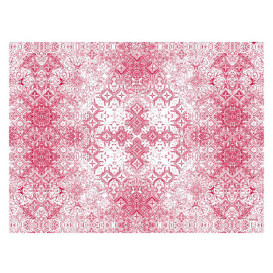 Papieren Placemats 30x40cm "Mosaic" Bordeaux 40g/m² (1000 Stuks)