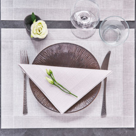 Papieren Placemats 30x40cm "Between Lines" Grijs 40g/m² (1000 Stuks)