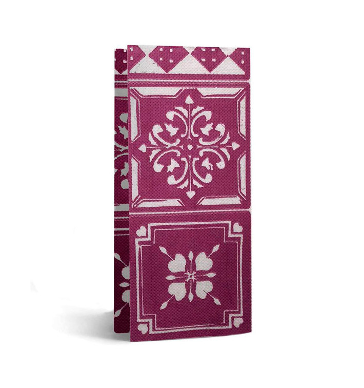 Papieren Servet Dubbel Punt 1/8 33x40cm "Alhambra" Purper (2000 stuks) Papieren Servet Dubbel Punt 1/8 33x40cm "Alhambra" Purper (2000 stuks)