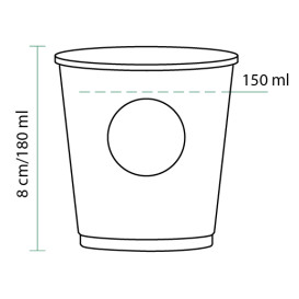Papieren beker "Specialten to Go" 6 Oz/180ml Ø7,0cm (3000 stuks)