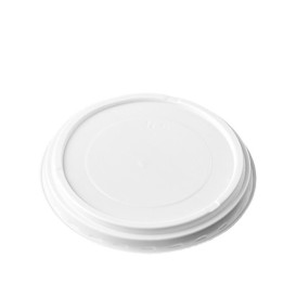 Plastic Deksel PS Doorzichtig Ø6,9cm voor Schuim beker 4Oz/120ml (1000 stuks)