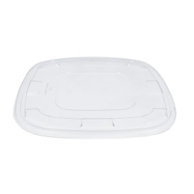 Plastic Deksel rPET Transparant 13x13cm (300 Stuks)