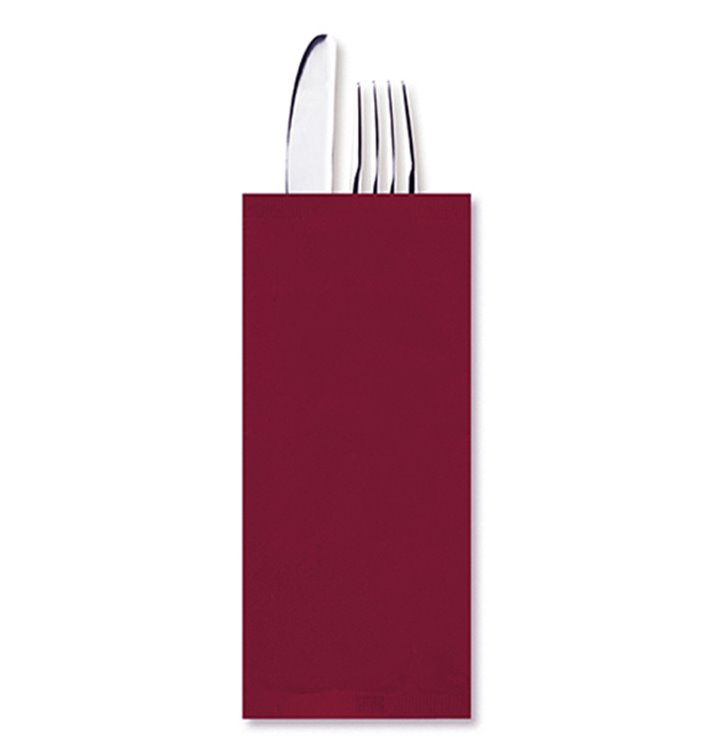 Enveloppe Bestekhouder met Servet Bordeaux (100 stuks) Enveloppe Bestekhouder met Servet Bordeaux (100 stuks)