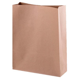 Papieren zak zonder handvat kraft 26+9x31cm (250 stuks)