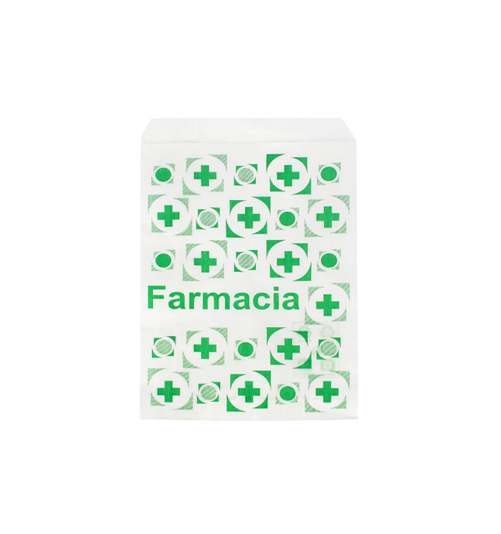 Papieren zak apotheek wit 12+6x20cm (250 stuks) Papieren zak apotheek wit 12+6x20cm (250 stuks)