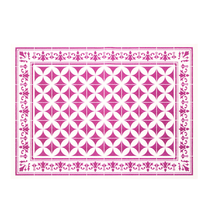 Papieren Placemats 30x40cm "Alhambra" Purper 50g/m² (1000 Stuks) Papieren Placemats 30x40cm "Alhambra" Purper 50g/m² (1000 Stuks)