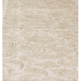Niet geweven Tafelkleed Rol 1,2x50m "Mandala" Crème 50g/m² V40cm (4 Stuks)