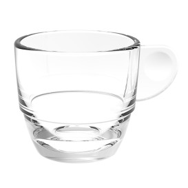 Herbruikbare Kopje SAN “Espresso” Transparant 80ml (36 stuks)
