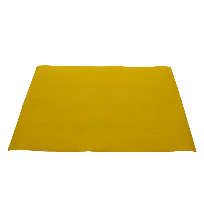 Placemat van Papier Geel 30x40cm 40g/m² (1.000 Stuks) Placemat van Papier Geel 30x40cm 40g/m² (1.000 Stuks)