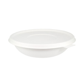 Suikerriet Deksel Wit voor Kom 710 en 1360ml (50 Stuks) 