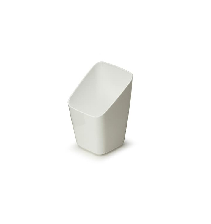 Plastic PS proefbeker wit 4x4x7cm Plastic PS proefbeker wit 4x4x7cm