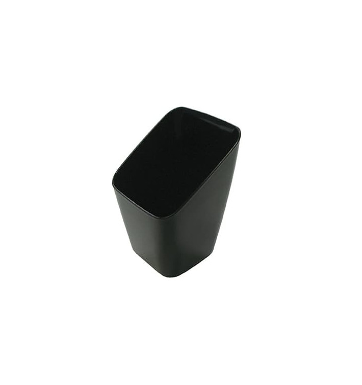 Plastic PS proefbeker zwart 4x4x7cm Plastic PS proefbeker zwart 4x4x7cm
