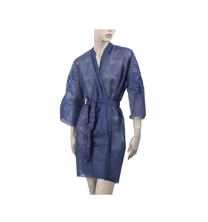 Wegwerp-laboratoriumjas "Kimono" Das belt zak"TST" PP blauw XL (100 stuks) Wegwerp-laboratoriumjas "Kimono" Das belt zak"TST" PP blauw XL (100 stuks)