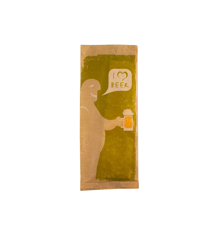 Enveloppe Bestekhouder met Servet "I Love Beer" (125 stuks) Enveloppe Bestekhouder met Servet "I Love Beer" (125 stuks)