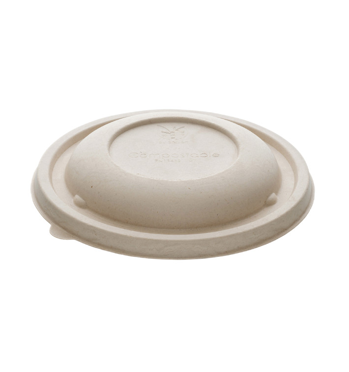 Suikerriet Deksel voor Kom Ø14x3cm (75 stuks) Suikerriet Deksel voor Kom Ø14x3cm (75 stuks)