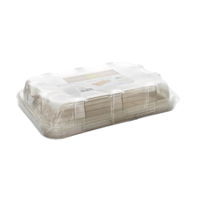 Suikerriet dienblad met Deksel 46x30x11cm (5 Stuks) Suikerriet dienblad met Deksel 46x30x11cm (5 Stuks)