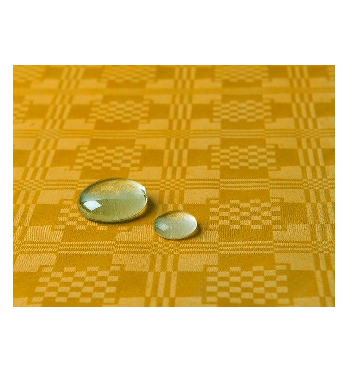 Tafelkleed rol Waterdicht geel 1,2x5m (1 Stuk) Tafelkleed rol Waterdicht geel 1,2x5m (1 Stuk)