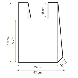 Plastic Hemddraagtassen 100% Biologisch afbreekbaar 40x50cm (100 stuks) 