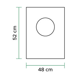 Plastic zak 100% Biologisch Afbreekbaar 48x52cm (100 stuks)