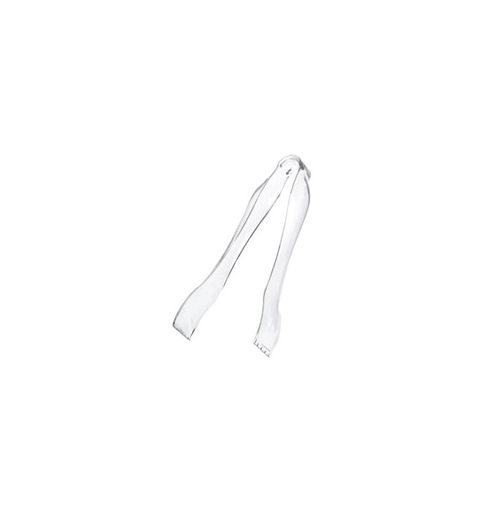 Plastic Saladetangen PS transparant 27cm 